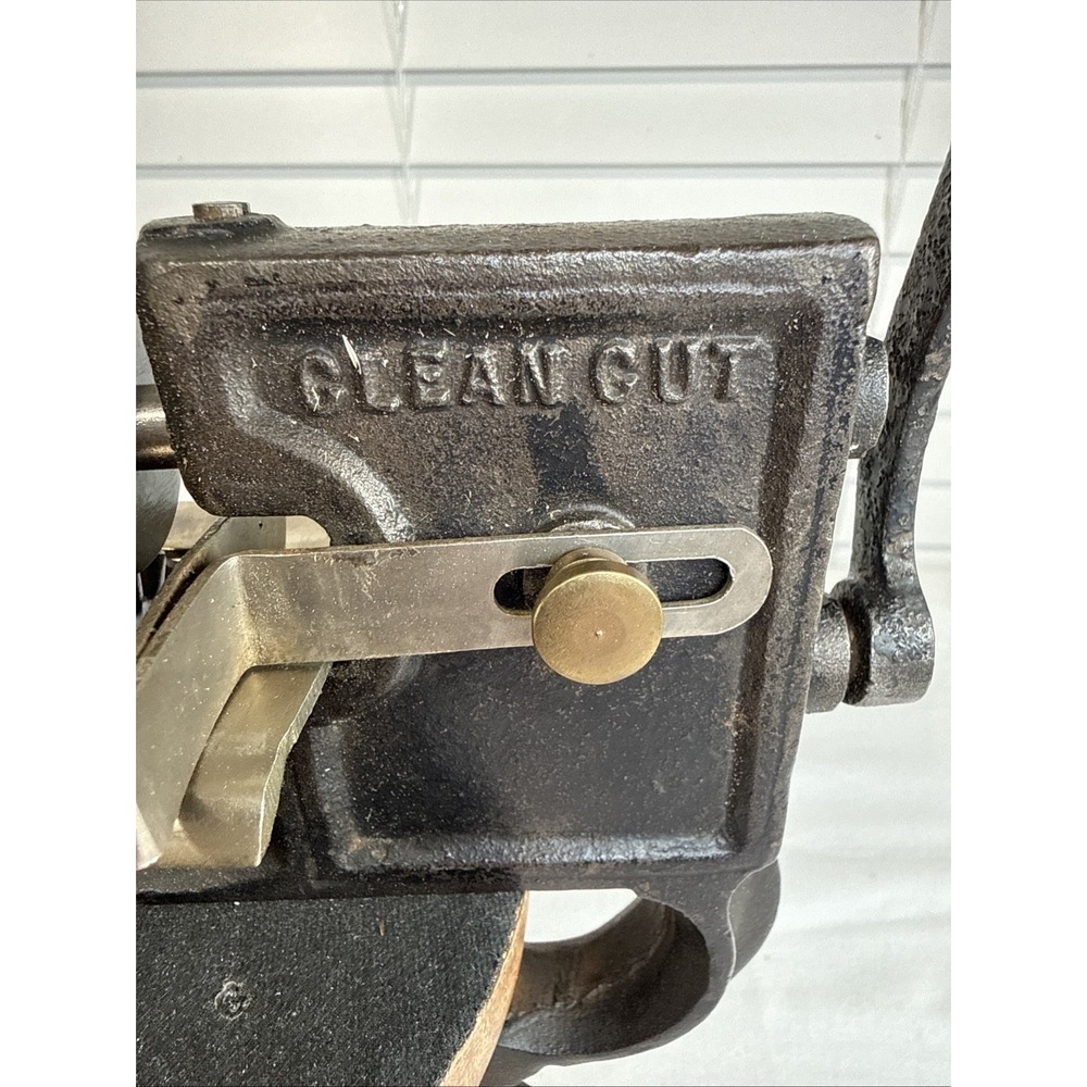 Vintage Clean Cut Pinking Machine South Richland Machine Co. NY - Fabric Cutter - Picture 10 of 15